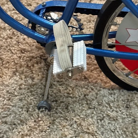 American Girl Blue and Red Doll Bicycle - Picture 4 of 14